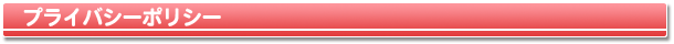 プライバシーポリシー